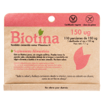 Biotina B1 150 ug 110 Porciones Dulzura Natural
